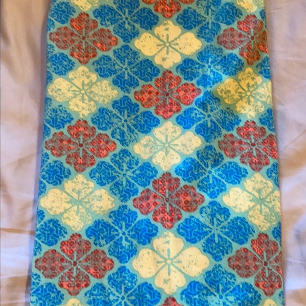 Lula Roe Patterned Maxi skirt; Size XL